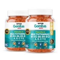 PACK X 02 - Gomitas Multivitaminico Sottcor Labs Adulto - 150 gomitas