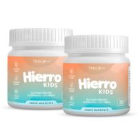 PACK X 02 - HIERRO KIDS TMX Wellness - Gomitas Hierro Niños 70 Gomitas Maracuya