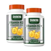 PACK X 02 - Vitamina K2 + D3 SHAKRA - 120 Capsulas