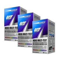 PACK X 03 - Multivitaminico Mens Multi Test GAT SPORT - 60 Tabletas