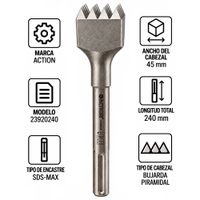 Bujarda SDS-Max Action 23920240 45 x 240mm