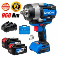Llave de Impacto Industrial Inalámbrica 12.7mm Dongcheng DCPB968FK 20V 968Nm 2Bat x 5Ah Brushless