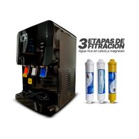 Mini dispensador de agua UltraBlack Mineralizada con 3 filtros - Dispensador de agua