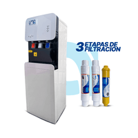 Dispensador de agua prowhite mineralizada con 3 filtros - Purificador de agua