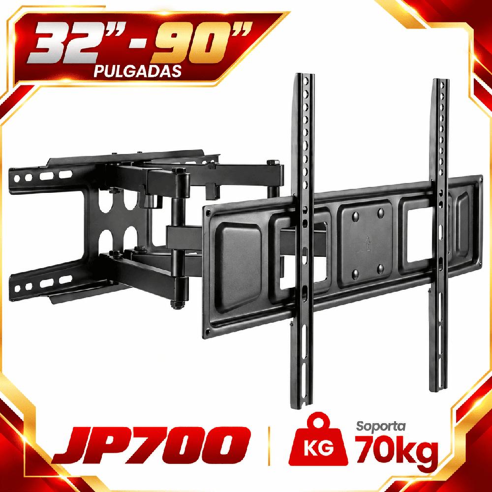 SOPORTE PARA TV GIRATORIO REFORZADO ACORDEON PANTOGRAFO DE 32 A 90 PULAGADAS JP70O