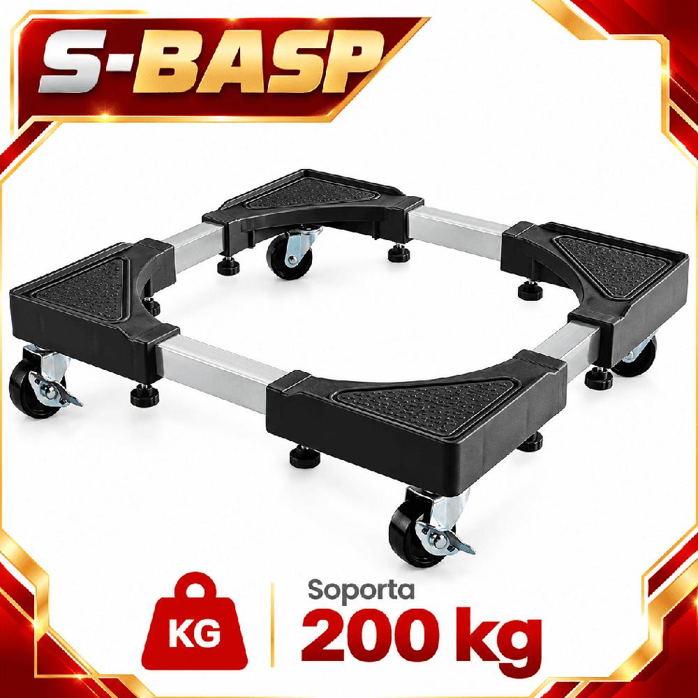 BAS REGULABLE REFORZADA CON RUEDAS PARA COCINA LAVADORA ETC SBASP