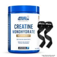 Creatina Applied Nutrition 500 G - Creatina Monohidratada y Micronizada + Straps