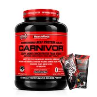 Proteina Carnivor 4.19 Lb Beef Protein Chocolate + 2 Sachet Diabolus