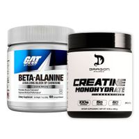Beta Alanina GAT SPORT 200 Gramos - 100 Serv + Creatina Dragon Pharma 300 G