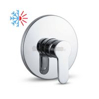 Mezcladora Monocomando para Ducha Redonda Cromada Apache