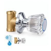 Llave de Ducha Pomo Acrílico Agua Fría