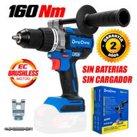 Cabezal Taladro Atornillador Percutor 12.7mm Dongcheng DCJZ20160IZ 20V 160Nm Sin Baterias
