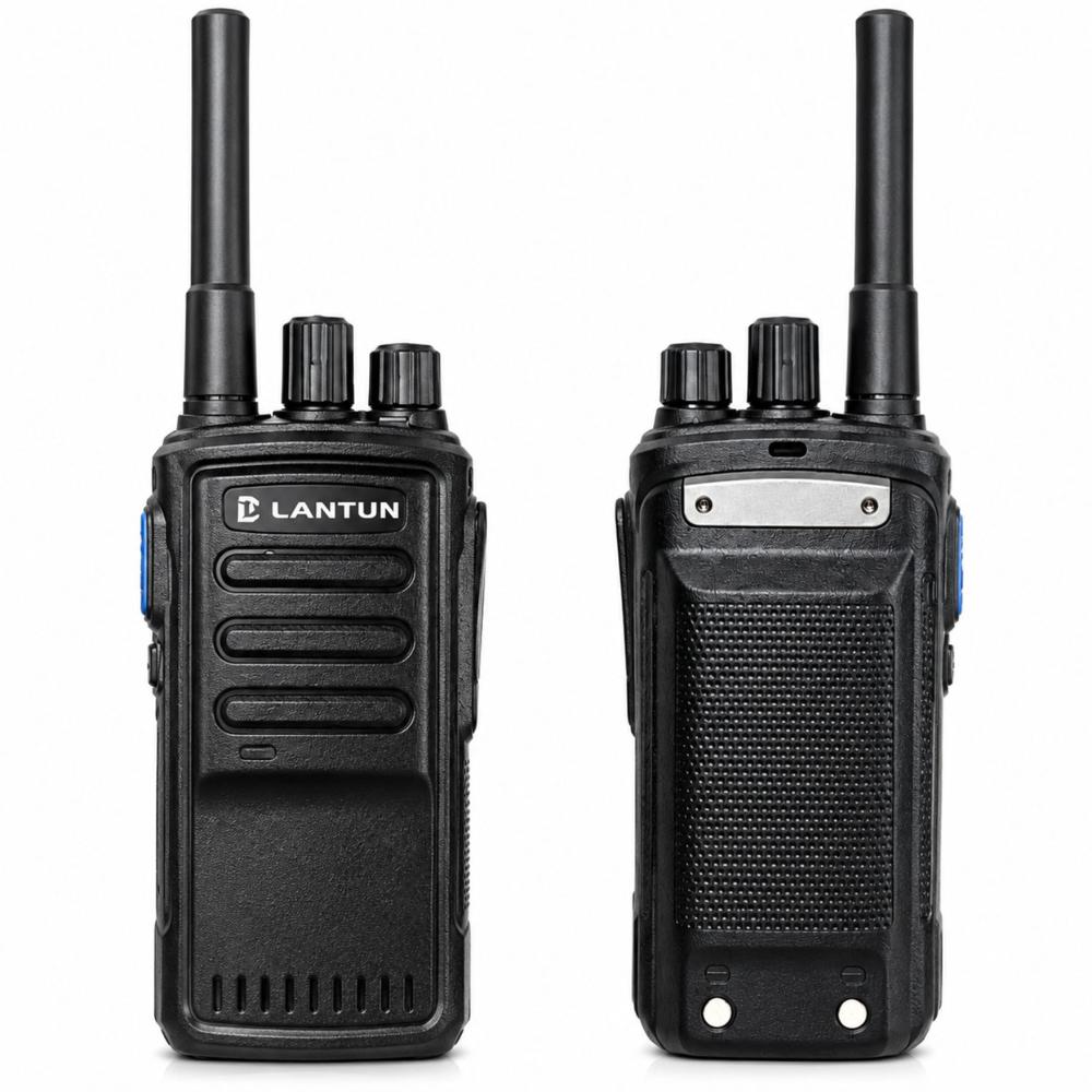 Radio Comunicador Profesional Largo Alcance 8W Batería 5800mAh Antena Desmontable x2