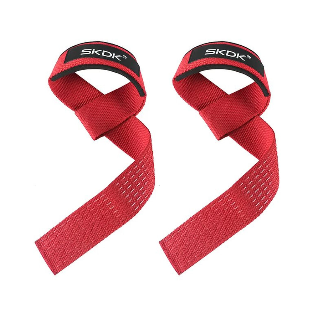 Straps Muñequeras Skdk Pesas Gym Crossfit - Rojo