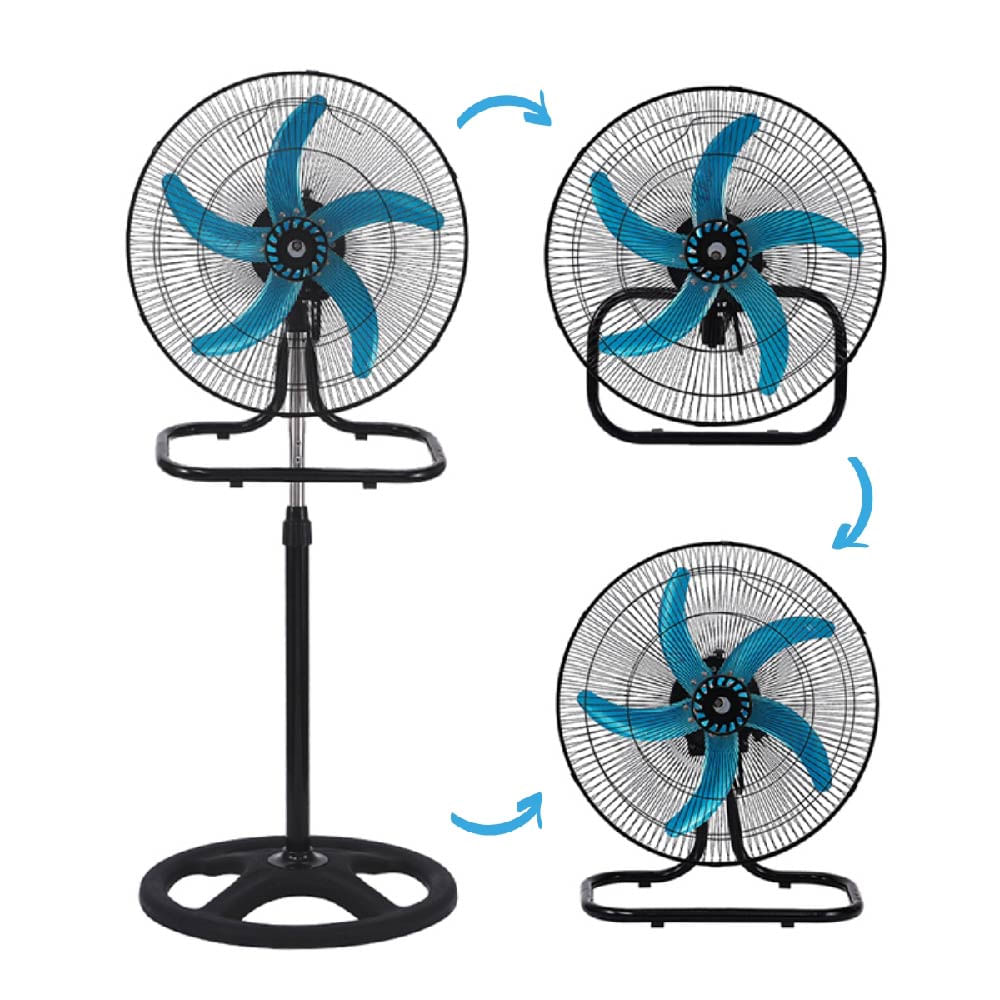 VENTILADOR 3 EN 1 DE 18 PULGADAS PEDESTAL PARED Y MESA