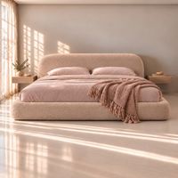 CAMA BOX TARIMA NUDEDED 1.5 PLAZAS MARRON