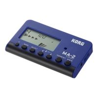Metrónomo Digital Korg MA-2 Azul Negro MA-2-BLBK