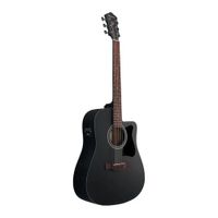 Guitarra Electroacústica Ibanez V44CE-WK Dreadnought Cutaway Weathered Black