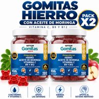PACK 2 GOMITAS HIERRO PARA ADULTOS 300 GOMITAS SOTTCOR LABS