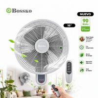 Ventilador de Pared Bossko 16 Pulgadas 90W Silencioso BK-8010PD