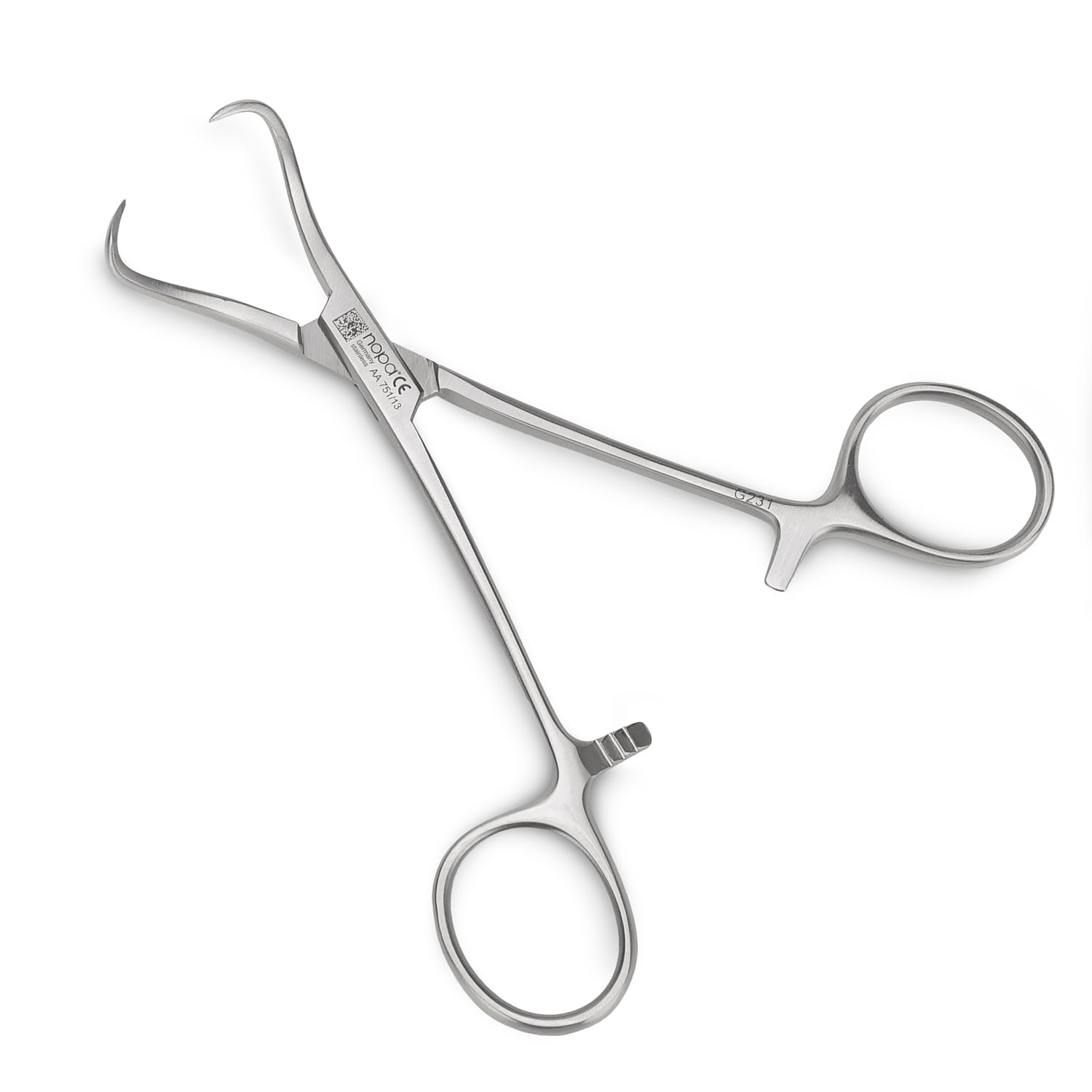 Pinza de Campo Backhaus para Fijación de Campos Quirúrgicos 13 CM NOPA - AA751-13