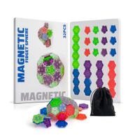 Juguete Esfera Magnetica Fidget Sensorial de 32 piezas Multicolor