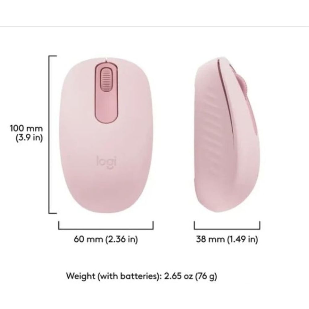Mouse Logitech M196 Bluetooth Rosa