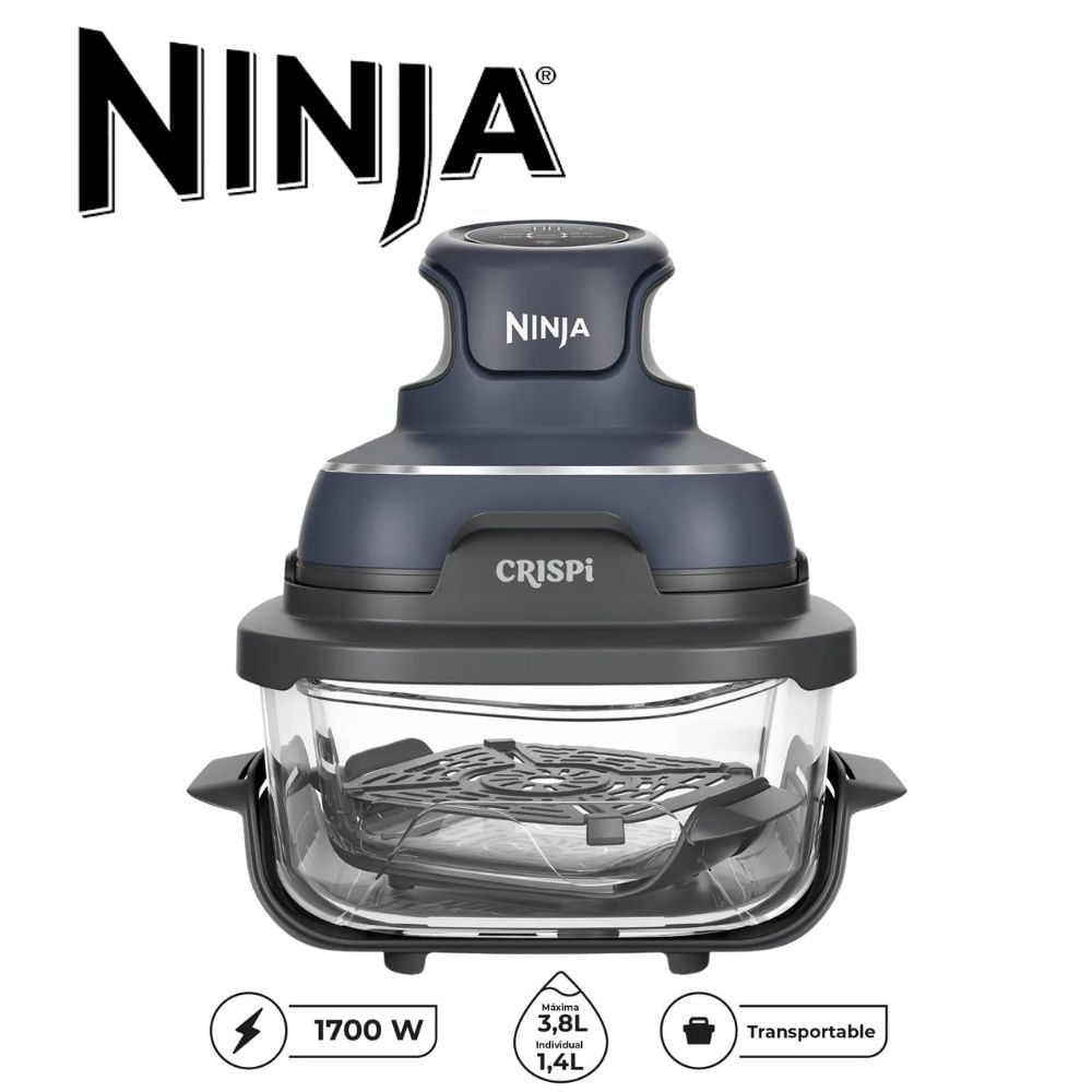 FREIDORA DE AIRE NINJA 3.8LT 4 EN 1 COLOR NEGRO MOD FN101EUGY