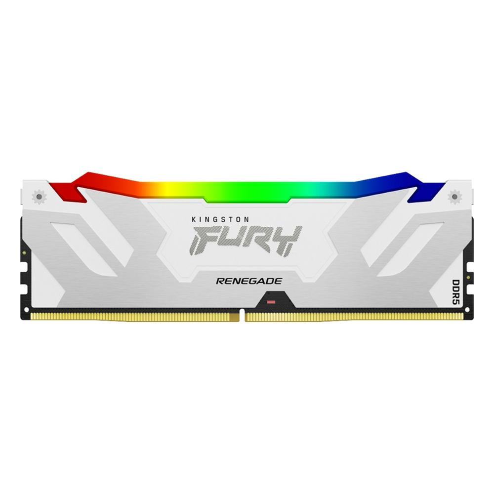 Memoria RAM Kingston Renegade RGB 32GB DDR5 6400MHz DIMM Blanco