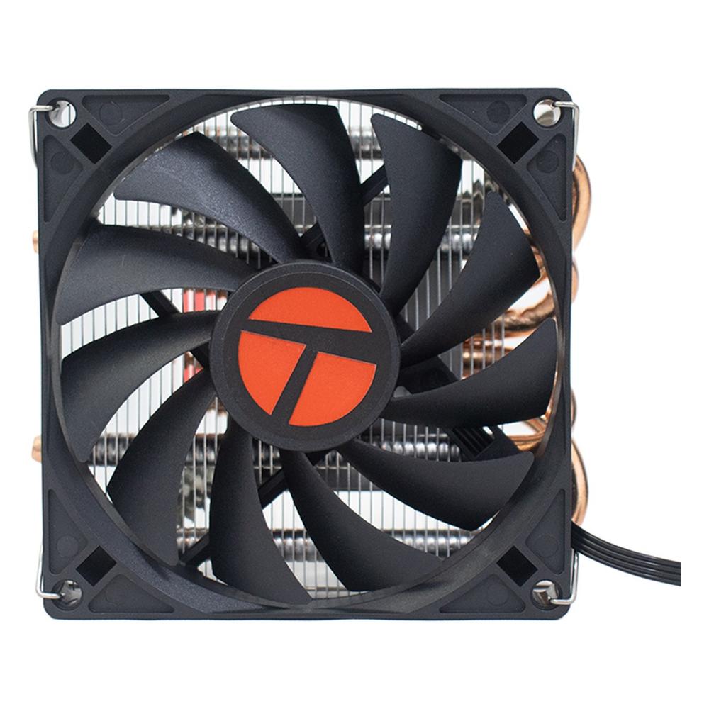Cooler para CPU Teros TE-8165N 4 Tubos de Calor Ventilador 9.2 cm Intel y AMD 130W Negro