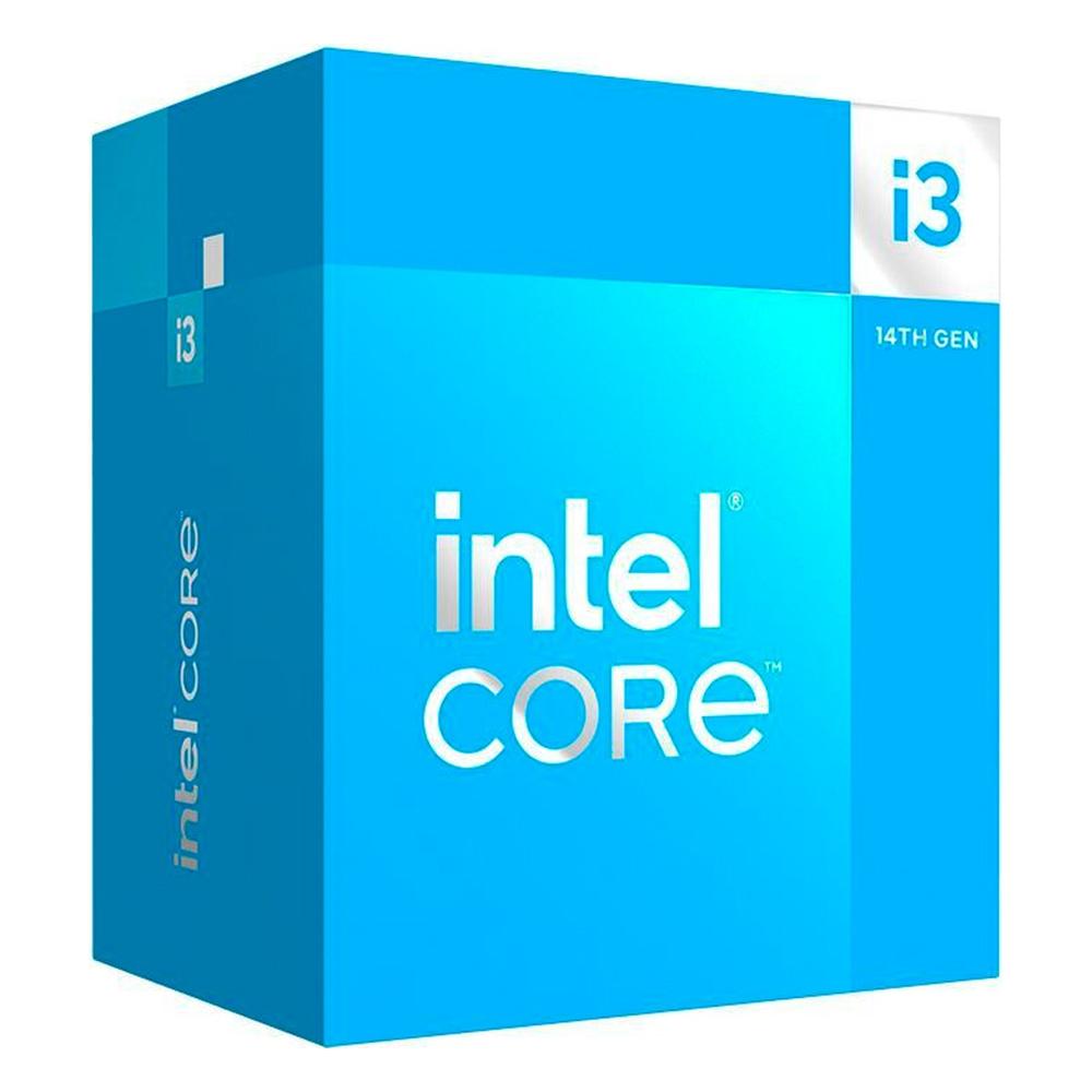 Procesador Intel Core i3-14100 4 Núcleos 3.5 GHz Hasta 4.7 GHz LGA1700 Gráficos UHD 730 Con Cooler