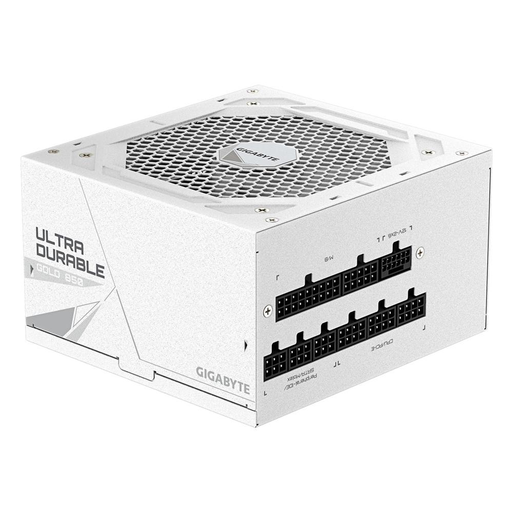 Fuente de Poder Gigabyte UD850GM PG5 V2 ICE 850W 80 Plus Gold Full Modular ATX 3.1 Blanco