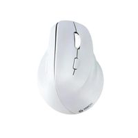 Mouse Inalámbrico Ergonómico TEROS RGB Blanco 6 botones con rueda TE-1236S