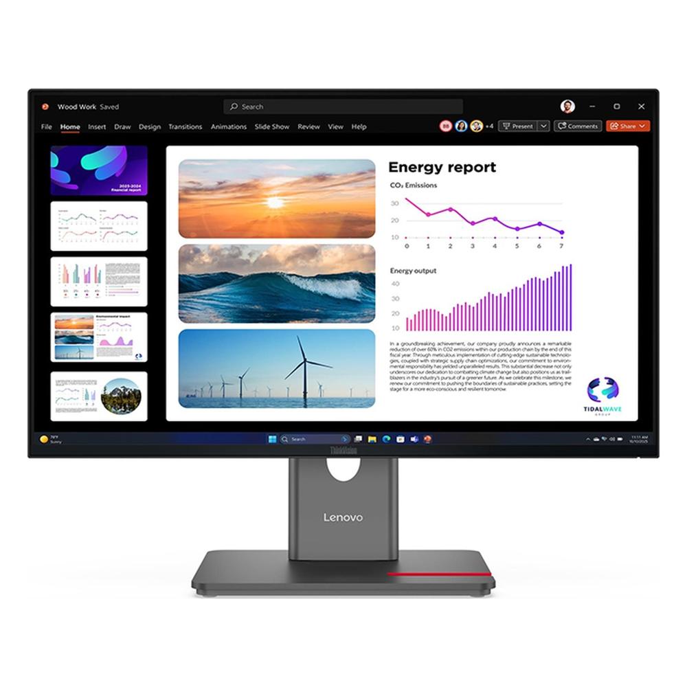 Monitor Lenovo ThinkVision IPS 23.8 pulgadas QHD 120Hz P24q-40