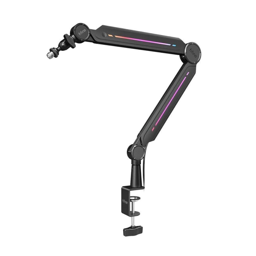 Brazo para Micrófono Fifine BM66 Pro RGB Metal Boom - Negro