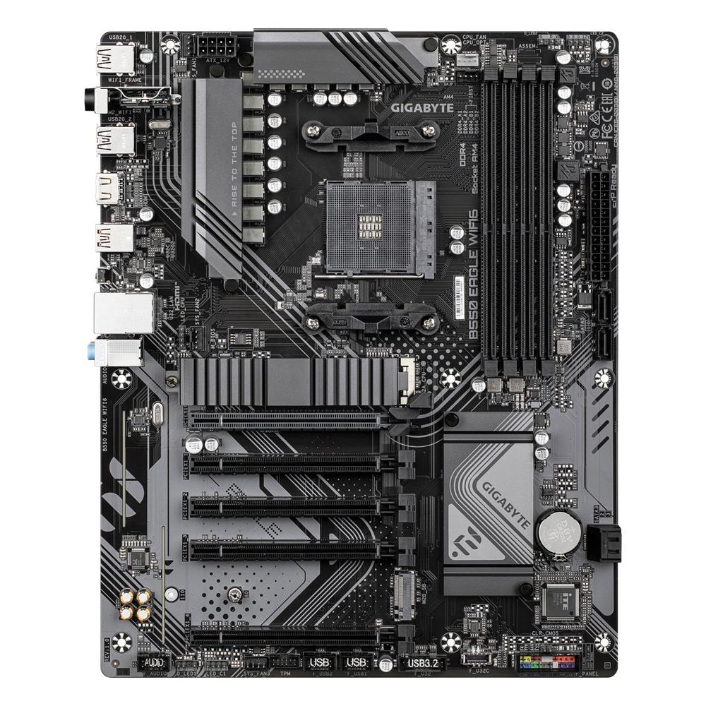Placa Madre Gigabyte B550 Eagle Wi-Fi 6 AM4 DDR4 ATX Negra
