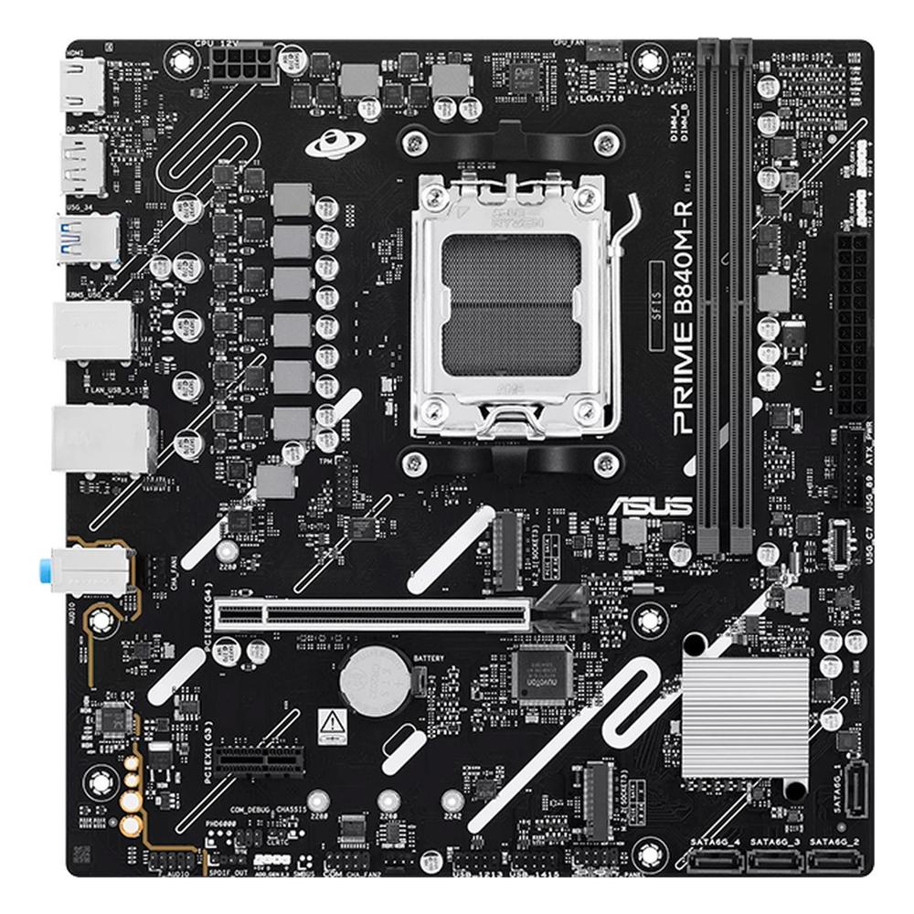 Placa Madre ASUS Prime B840M-R AM5 DDR5 Micro ATX Negra