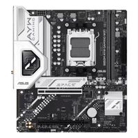 Placa Madre ASUS B850M AYW Gaming AM5 DDR5 Micro ATX Wi-Fi 6 Negra y Blanca