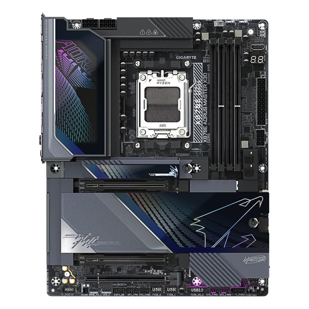 Placa Madre Gigabyte X870E Aorus Master X3D AM5 DDR5 ATX Wi-Fi 7 Negra