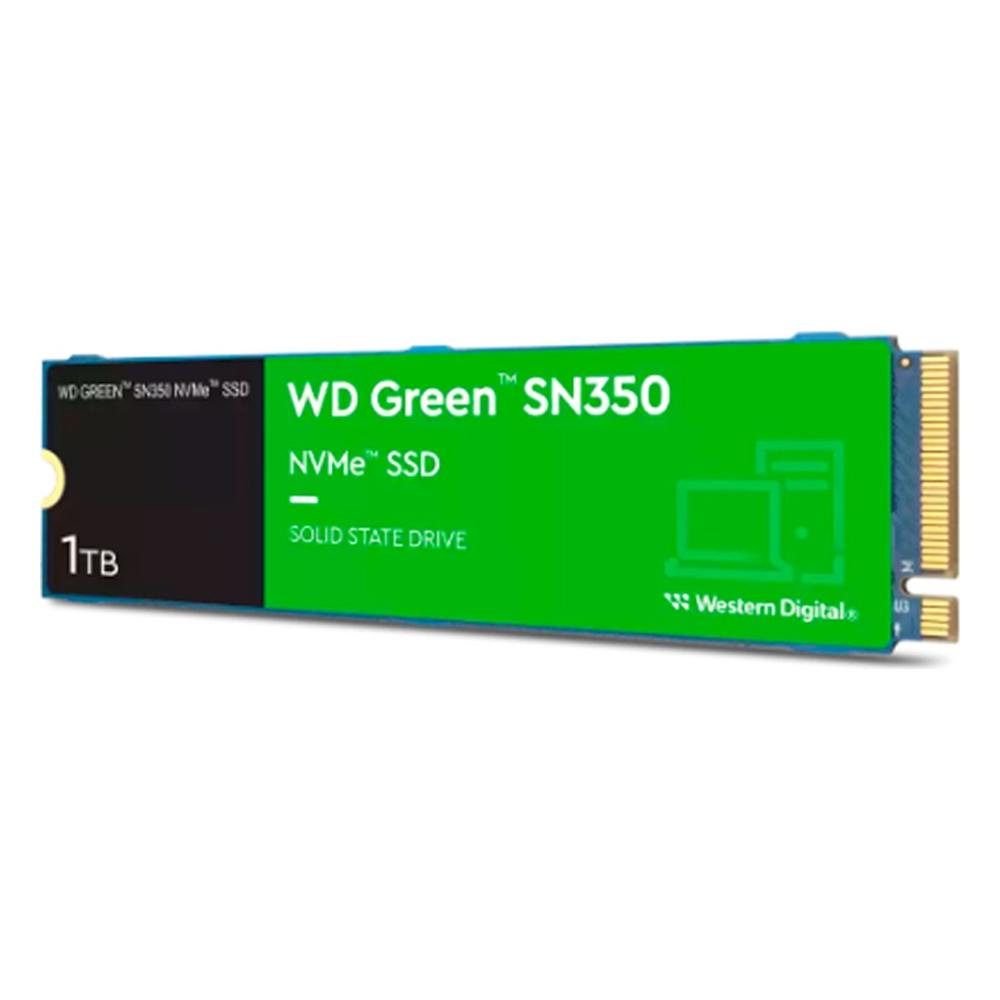 Disco Sólido SSD Western Digital Green SN350 1TB NVMe M.2 2280 Verde