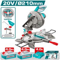 INGLETADORA 20V BL 210MM 4500RPM 2X4.0AH  ACC INDUSTRIAL