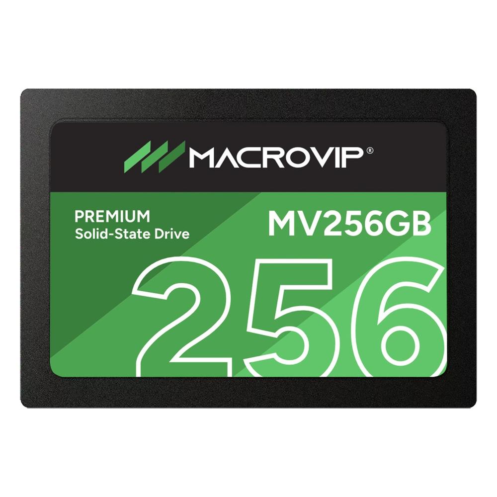 Disco Sólido SSD Macrovip Premium 256GB SATA 2.5 pulgadas Negro