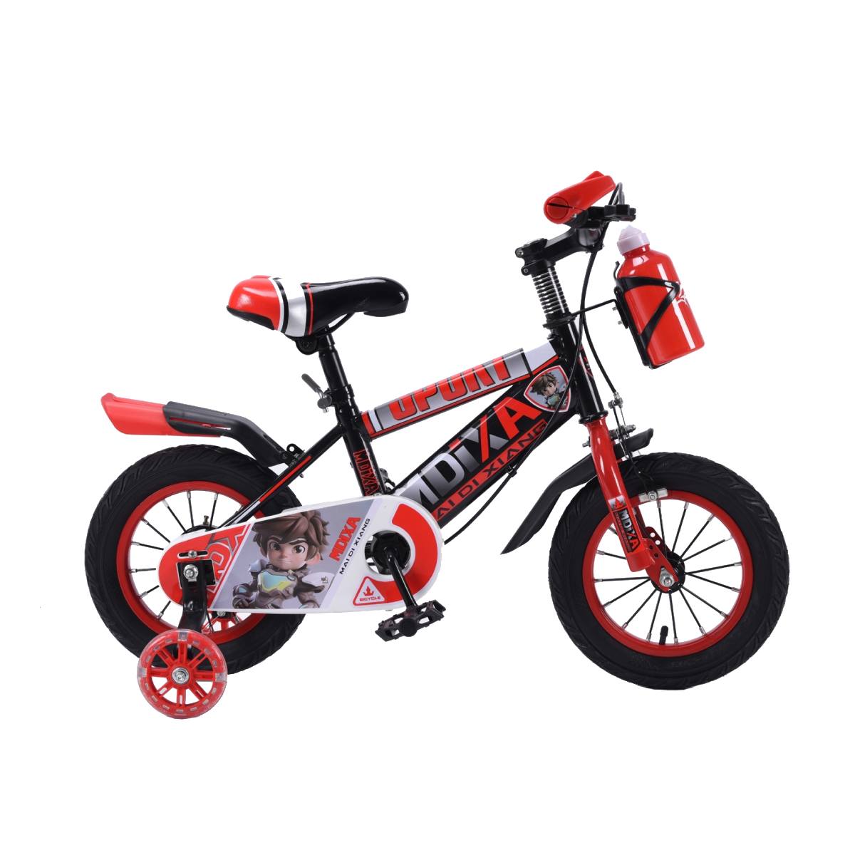 Bicicleta Para Niño Infantil Kids Aro 12 Sport Timbre Rojo