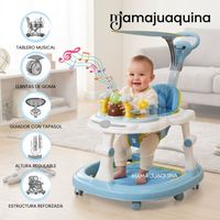Andador con Tablero Didáctico FLAG Altura Regulable Sky Blue