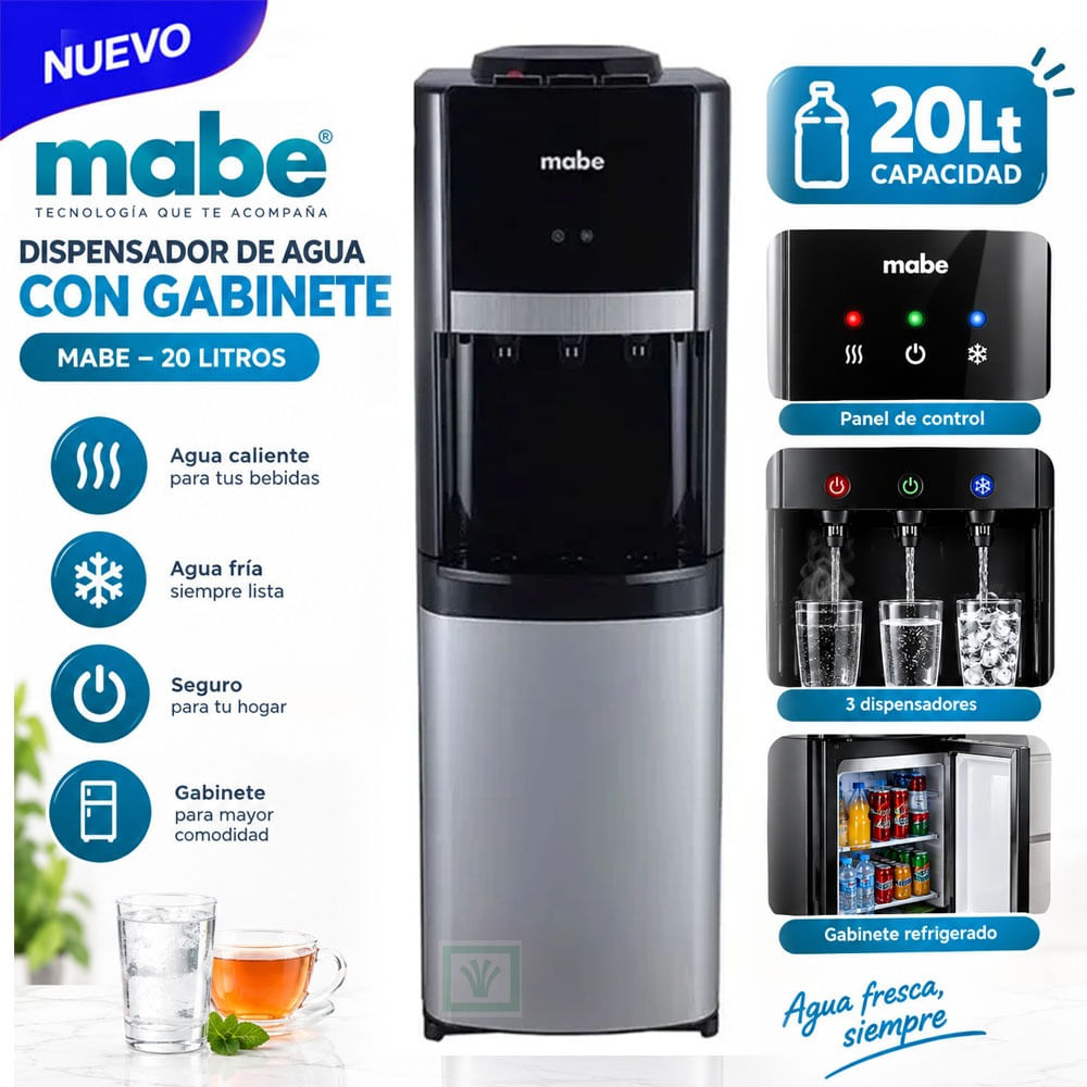 Dispensador de Agua MABE MXCF05PFS 20 litros