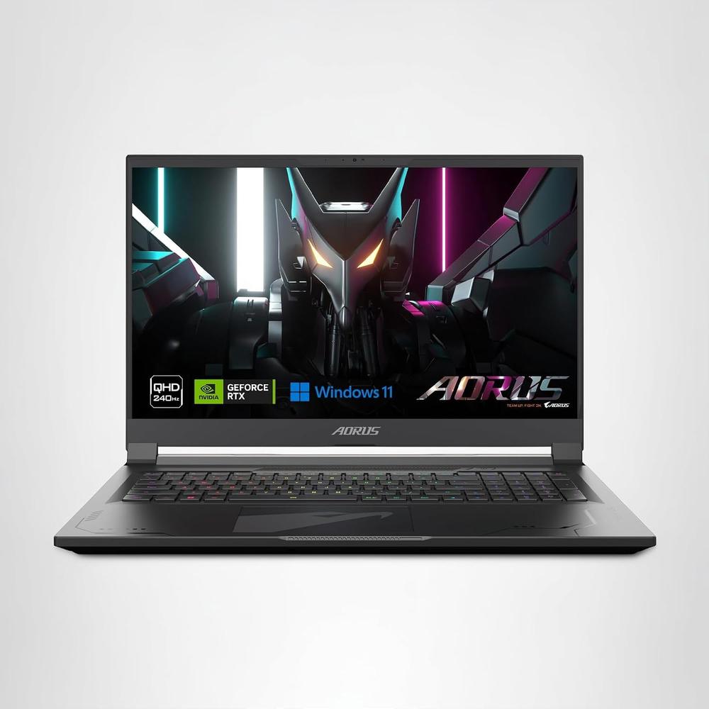 LAPTOP GIGABYTE AORUS 17X 17.3? INTEL CORE I9 RTX 4080 16GB 1TB | NEGRO