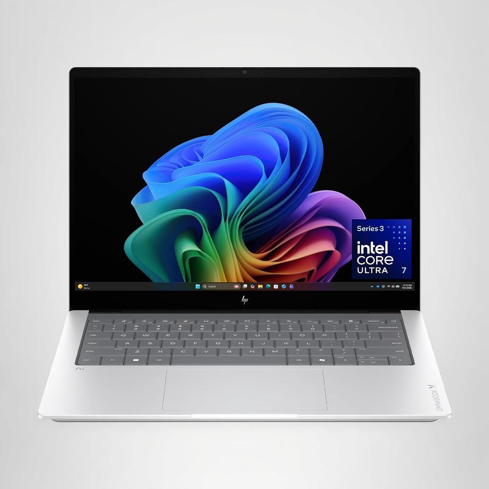 LAPTOP HP OMNIBOOK X 14? INTEL ULTRA 7 24GB 1TB | PLATA GLACIAR