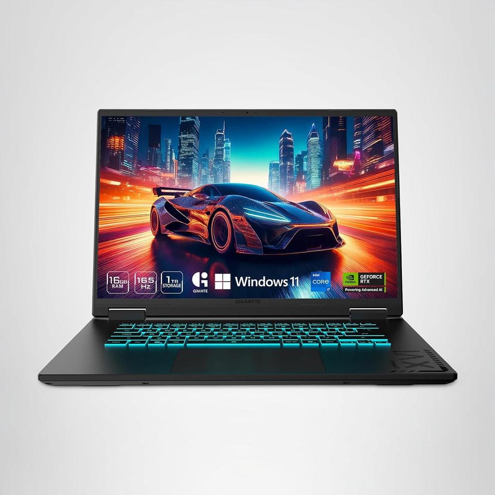 LAPTOP GIGABYTE GAMING A16 16? INTEL CORE I7 RTX 5070 16GB 1TB | NEGRO
