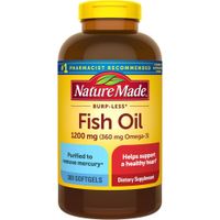 NATURE MADE OMEGA 3 FISH OIL BURP LESS 1200 MG | 300 UND
