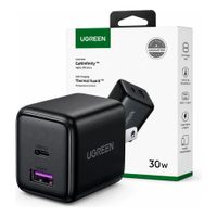 Cargador UGREEN GaN 30W Carga Rápida con Doble Puerto USB-C y USB-A X516